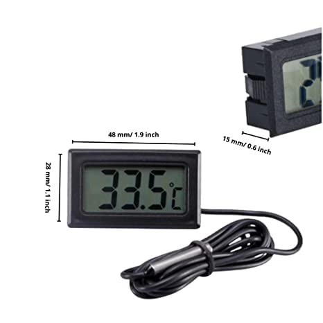 Image of MCP Healthcare Digital Food Temperature Meter and Digital Fridge Temperature Meter With hold & Multi- Function Portable Pocket LCD Thermometer For Indoor and Outdoor Meter