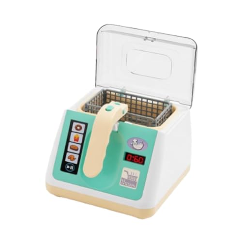 Friteuse jouet pour enfants ensemble cuisine imitation bleu 3-8 ans