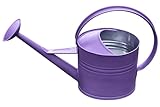  Zinkgießkanne 10 L farbig Blumengießkanne Metallgießkanne Gießkanne Blechkanne, Farbe:lila