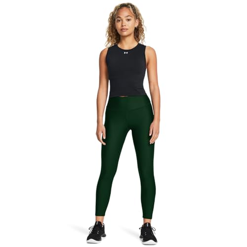 Image of Under Armour Women's HeatGear Armour High Waisted Ankle No-Slip Leggings