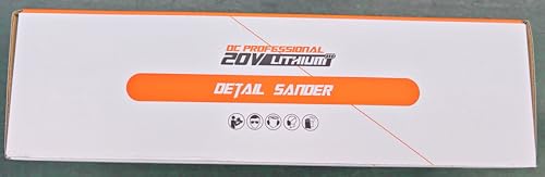 Yunirvana Cordless Sander 20V, Detail Sanders, 20Pcs Sandpapers,12000 RPM Sanders with Dust Collection System for Tight Spaces Sanding in Home Decoration, Battery and Charger Included 15 Yunirvana Cordless Sander 20V, Detail Sanders, 20Pcs Sandpapers,12000 RPM Sanders with Dust Collection System for Tight Spaces Sanding in Home Decoration, Battery and Charger Included - Image 15