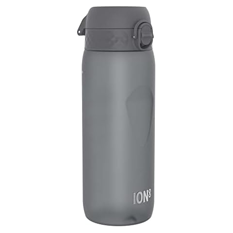 Botella de agua a prueba de fugas sin BPA, gris, 750 ml Cover