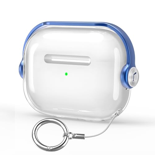 HEIGKOIK AirPods Pro 3 P[X 2025N GA|bYv3 Jo[ TPU NA  ϖh~ bNt LEDCWP[^[ ϏՌ h~ Jrit gѕ֗ X^h@\ CX[dΉ 