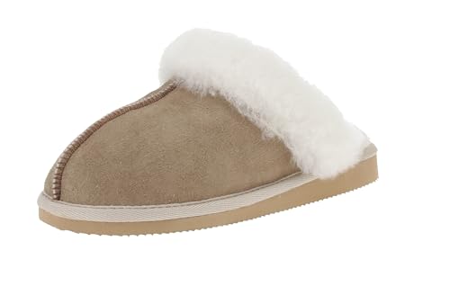 Shepherd JESSICA SLIPPER, Damen Pantoffeln, Beige (Stone 25), 40 EU