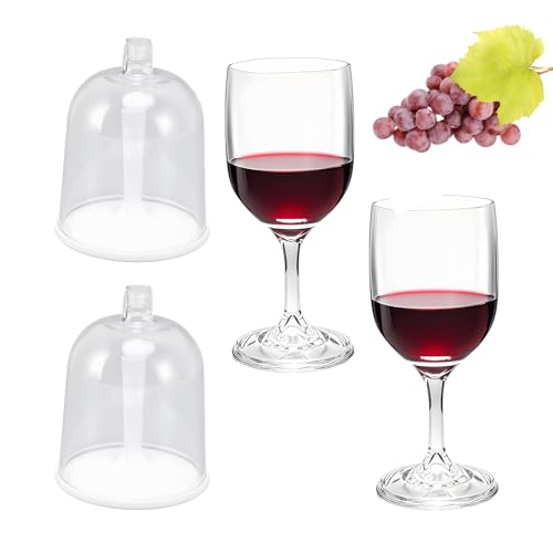 2 Stück Weingläser Kunststoff Camping Weingläser Kunststoff Plastik Weinglas To Go Abnehmbar, Geeignet Für Partys, Reisen, Camping, Outdoor-Aktivitäten, Picknicks (Transparent) 2 Stück Weingläser Kunststoff Camping Weingläser Kunststoff Plastik Weinglas To Go Abnehmbar, Geeignet Für Partys, Reisen, Camping, Outdoor-Aktivitäten, Picknicks (Transparent)
