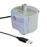 Bombas USB para fuente de agua para mascotas, acuarios, motor, bombas súper silenciadas con luz LED para agua para mascotas