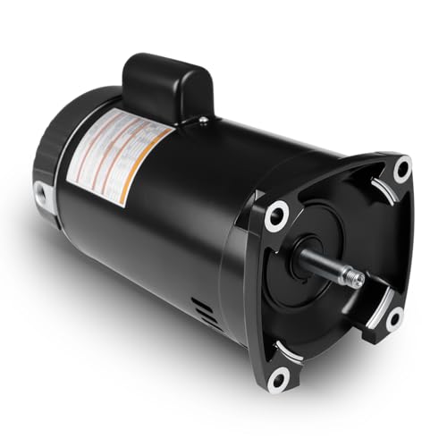 2 HP Pool Pump Motor Compatible with A.O. Smith Century ‎B2855 ‎B855, for Pentair Sta-Rite Whisperflo Challenger Pinnacle Anthony AR2 Series Pumps, 2HP Single Speed Square Pool Motor, 230 V, 1.5 KW