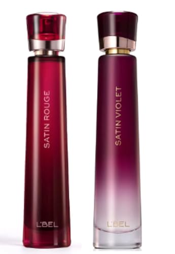 L'Bel Satin Duo Set: Satin Rouge and Satin Violet Parfum/Perfume Femenino 50 ml / 1.7 fl.oz. each image 2