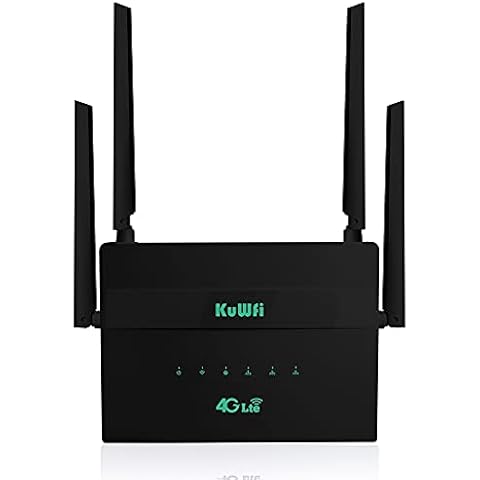 KuWFi 4G LTE Router 300 Mpbs Unlocked 4G CPE Router Cover