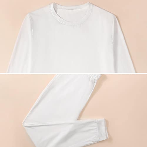 Autumn Forest with FoxesChildren's Pajama Set Round Neck Long Sleeve Top + Pants Two-piece Set160CM2