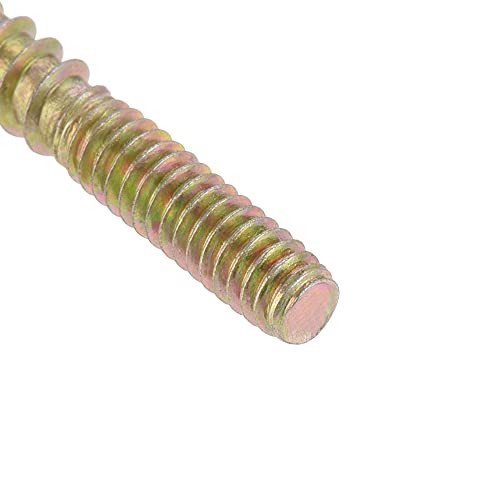 Image of uxcell 5 /32-32 x 7 /8 inch Hanger Bolts Double Head Dowel Screw for Wood Furniture 50pcs