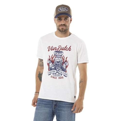 T-shirt homme motor col rond coton regular fit mode casual masculine