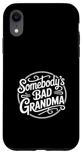 Funny Somebody's Bad Grandma ���B���e�[�W �i���o�b�W �X�}�z�P�[�X iPhone XR �p