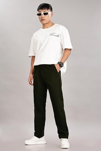 Image of FYLTR Men's Taper Fit Stretch Cotton Joggers with Elasticated Waistband & Drawstrings