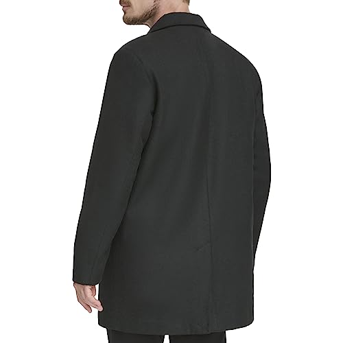 Image of DOCKERS Men's Henry Wool Blend Top Coat (Regular and Big & Tall Sizes)