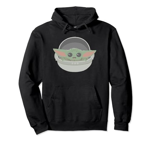 Sweat à capuche Grogu Star Wars Mandalorian imprimé mignon pour fan de la saga