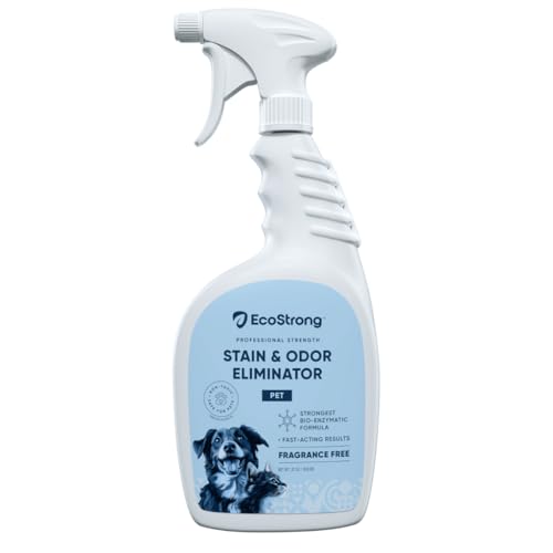 Eco Strong Pet Stain and Odor Remover - Cat Urine Enzyme Cleaner,...