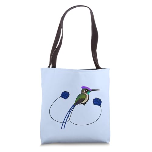Birdorable Marvelous Spatuletail Cute Cartoon Hummingbird Tote Bag
