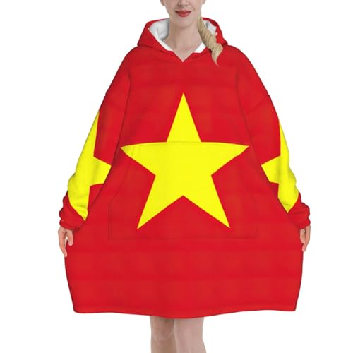Couverture chaude drapeau vietnamien pour vos soirées cocooning et moments de détente canapé