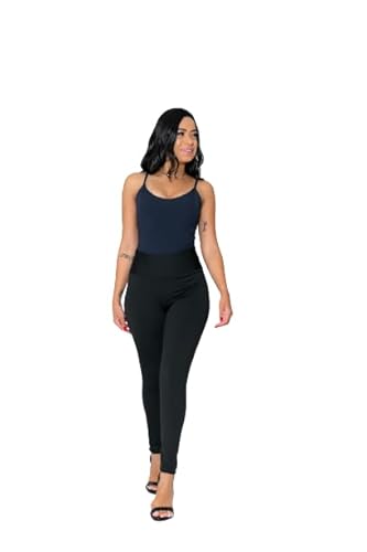 Kit 2 Calça Legging Forrada Termica Suplex Flanelada quentinha Cintura Alta Feminina