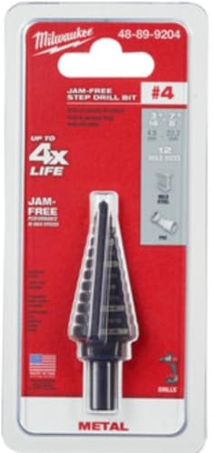 Milwaukee Black Oxide Step Drill Bit
