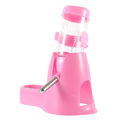 HOLIDYOYO Portable Pet Water Bottle 80ml Plastic Water Feeder for Hamsters Multi-Function Small Pet Feeder