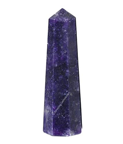 Image of Amazing Gemstone Lepidolite Crystal Towers ~ Natural Healing Crystal Point Obelisk for Reiki Healing and Crystal Grid (2 inch to 3 inch INCH)