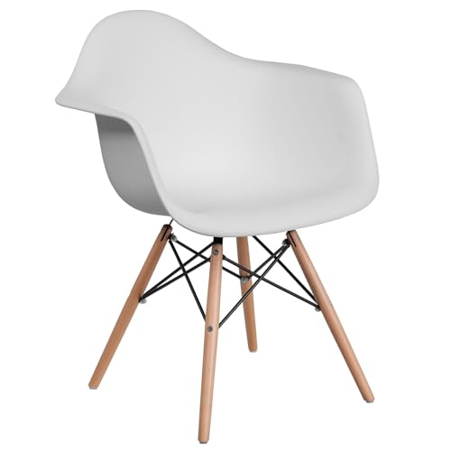 Flash Furniture Alonza Series White Plastic Chair...