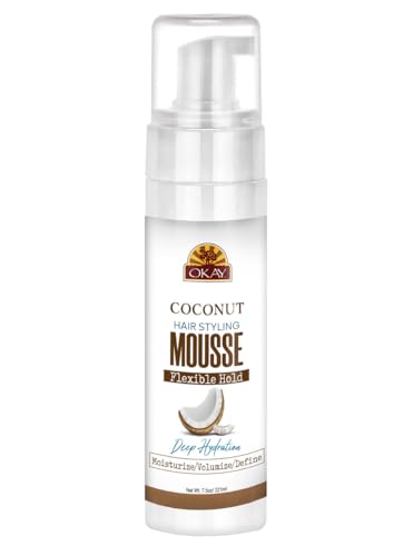 Okay Mousse Extra Hold Coconut 7.5 Ounce (221ml)
