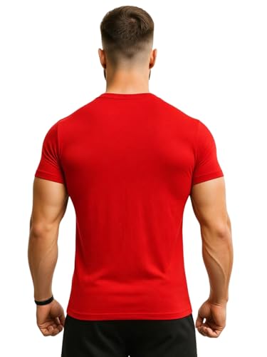 Image of 3Colours RGB Active Fit Men's Sports T-Shirt - Lightweight Quick Dry Polyester Gym & Running Wear-Shake