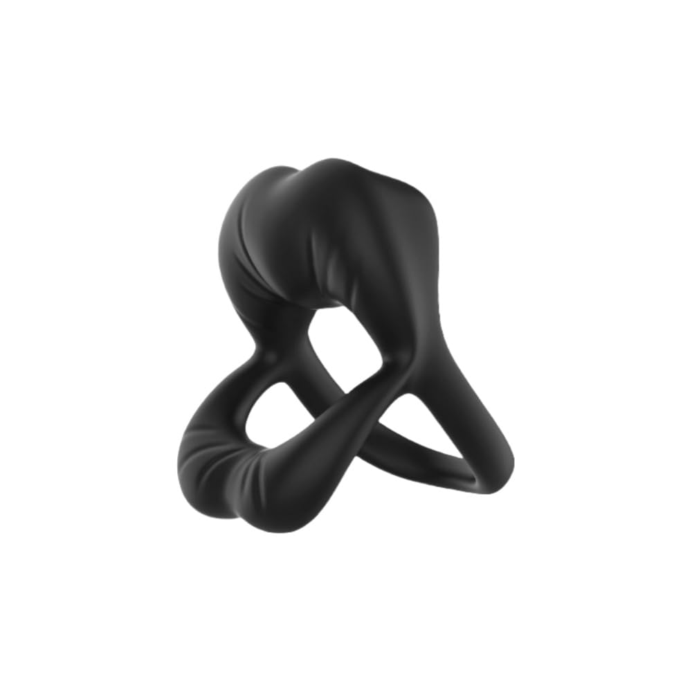BeHorny Vibrating Cock Ring, Rechargeable Male Adult Sex Toys 10 Vibration Modes Penis Rings for Longer Harder Stronger Erection