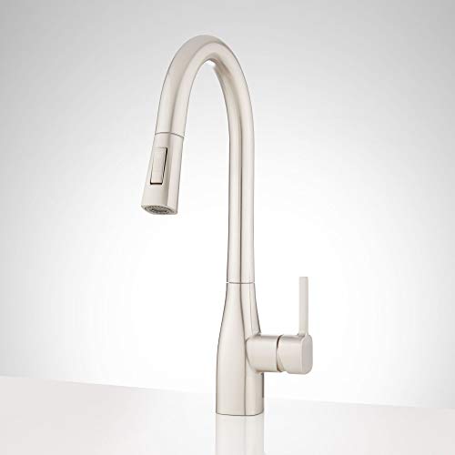 Signature Hardware 949843 Carin Single-Hole Pull-Down Kitchen Faucet