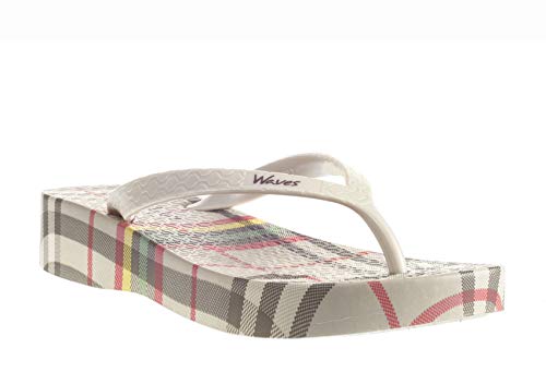 Image of Khadim's Waves Platform Heel Washable Slippers for Women