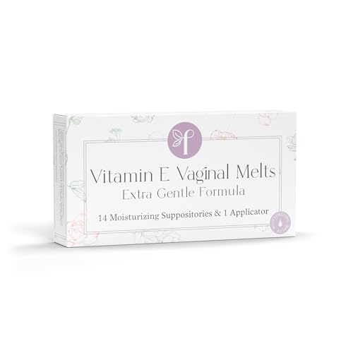 Image of Femallay Organic Vitamin E Vaginal Melts - Original (Unscented) - 1-pack | Feminine Moisturizing Support for Gentle Daily Vaginal Hydration & Comfort, with Natural Ingredients that Sooth and Refresh