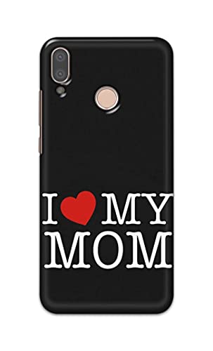 Image of PRINTFIDAA I Love My Mom Hard Back Cover for Huawei P20 Lite /Huawei Nova 3e, ANE-LX1, ANE-LX2, ANE-LX3 Back Cover -(P6) KAT1006