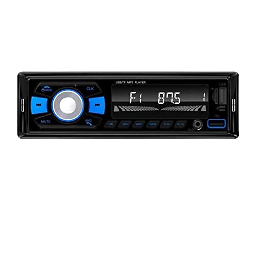 Qutsvosh Auto 7 Luci Colorate Radio FM Ricambi Auto Bluetooth 12 V Lettore MP3 Plug-in Scheda U Disk Multimedia Radio
