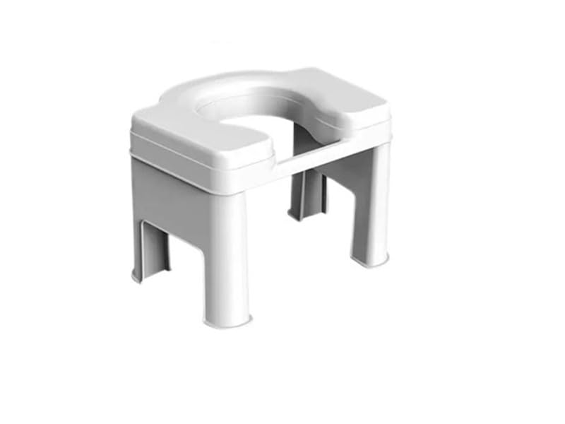 Reposapiés de plástico for adultos, taburete de baño con escalón elevado, ayuda for sentadillas, taburete de baño portátil, taburete de baño resistente for adultos, reposapiés antideslizante.(26.5cm w