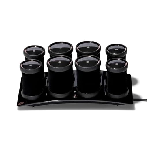 T3 - Volumizing Hot Rollers LUXE | Premium Hair Curler Set for Long Lasting Volume, Body & Shine | Set of 8-4 XL (1.75") & 4 Large (1.5”)