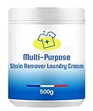 Multi-Purpose Stain Remover Laundry Cream, Multi-Purpose Cleaner and Laundry Stain Remover, Fast Garment Stubborn Stains Cleaner Cream, 500g/box (1)