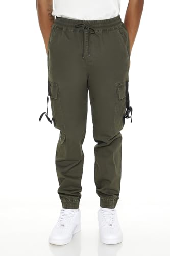Forever 21 Men's Cargo Utility Joggers2