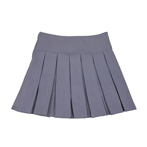 Faldas con cintura ajustable elástica estilo escolar para niñas 7