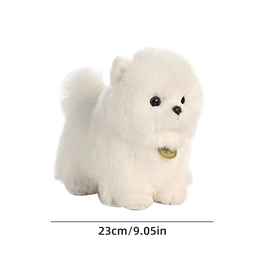 オオイケ　犬　ポメラニアン　ぬいぐるみ Amazon.co.jp: QmjdDymx シミュレーション ポメラニアン