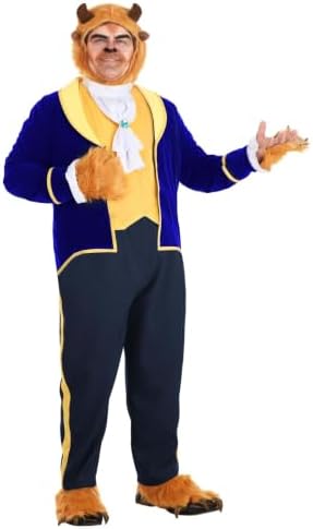 Plus Size Beauty and the Beast Men's Beast Costume