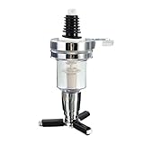 Bar Butler Wall Wine Alcohol Licor Beer Dispensador Botella 45ml Croma + Plata