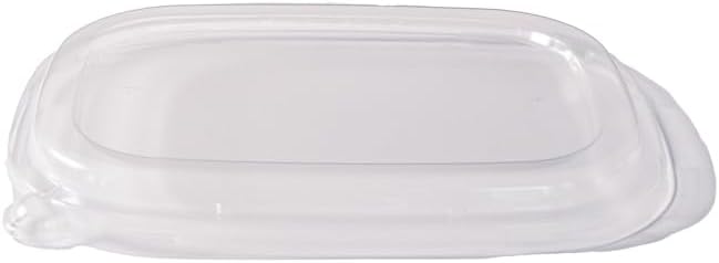 Kitch 24/7 Rectangle Clear Lids for 38-48 oz Bowls, PET Plastic, 200 per Case