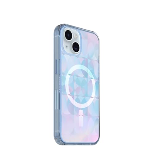 OtterBox iPhone 17e, 16e, 15, 14, & 13 Symmetry Series Clear Case - Opal Prism Blue - Ultra-Thin, Sleek iPhone Case by OtterBox - Used condition - Image 4