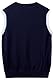 Undercolors of Benetton Herren T-Shirt V-Ausschnitt S/M 1494k400t Weste, Nachtblau 016, Medium