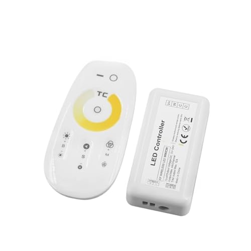 Contrôleur de température de couleur CCT tactile 2.4G ruban LED bicolore