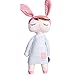 Peluche MeToo en Peluche Fille endormie Lapin Lapin bébé poupée Doux Mignon Mode Jouet Cadeau de noël 1