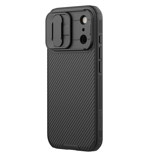 Image of Nillkin Case for Apple iPhone 17 Pro (6.3 inch Inch) CamShield Pro Camera Slider Double Layered Protection TPU + PC (Corner Impact Air Bags) Black Color